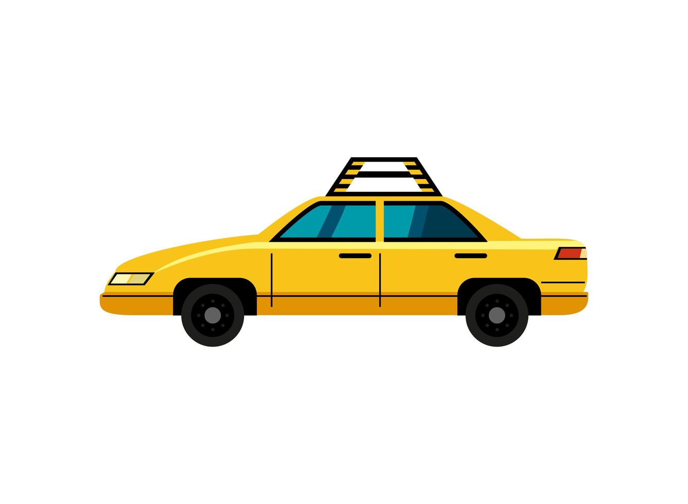 taxi transporte publico vector