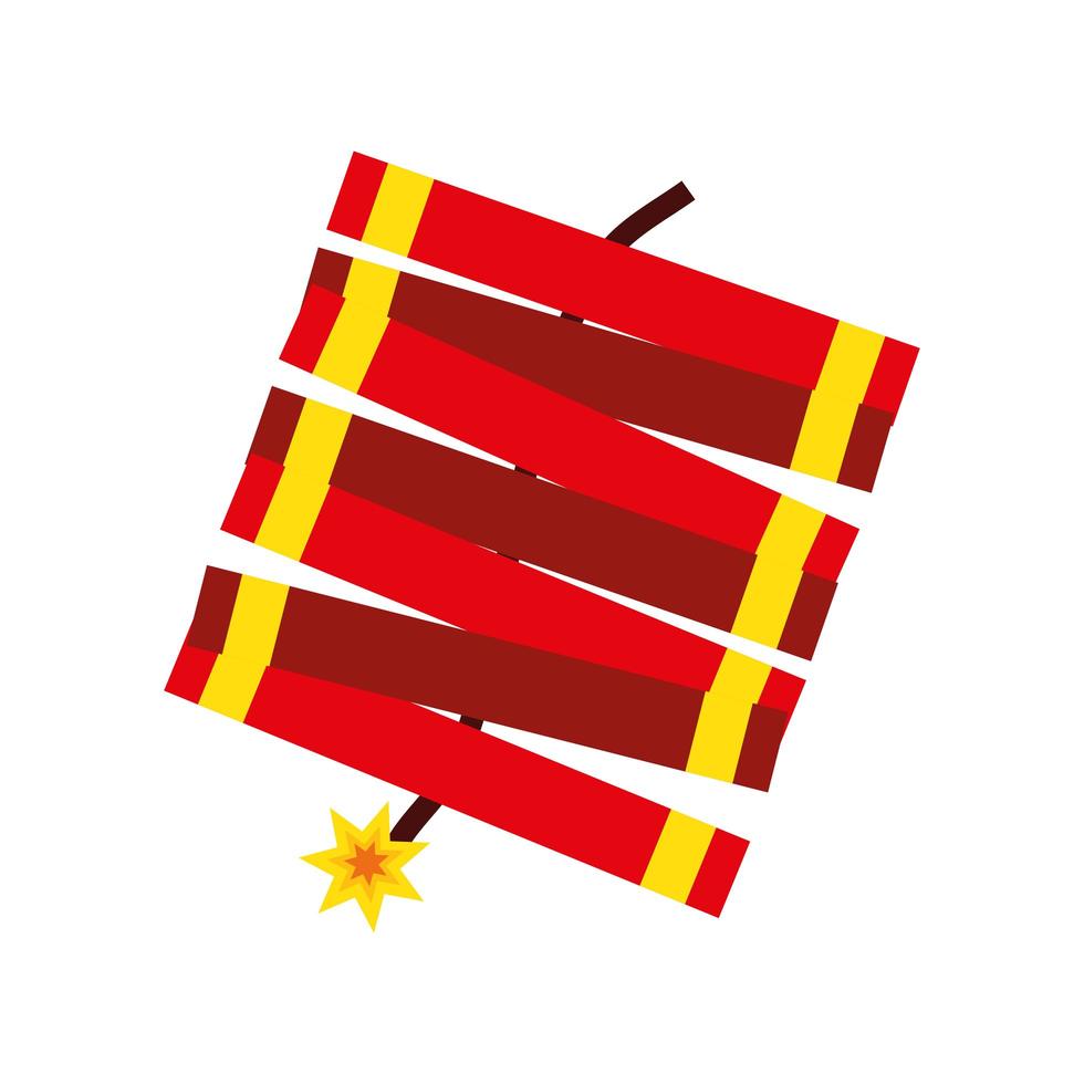 firecrackers festival celebration vector