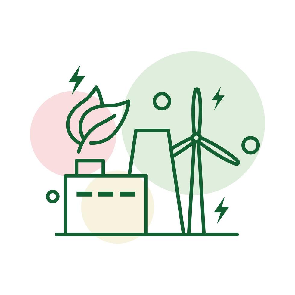 energía verde eco vector