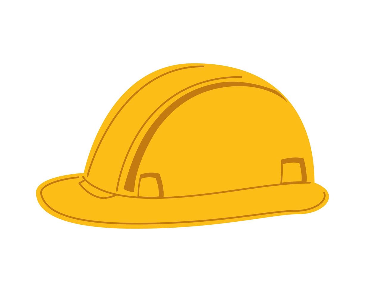 Yellow Helmet Vector
