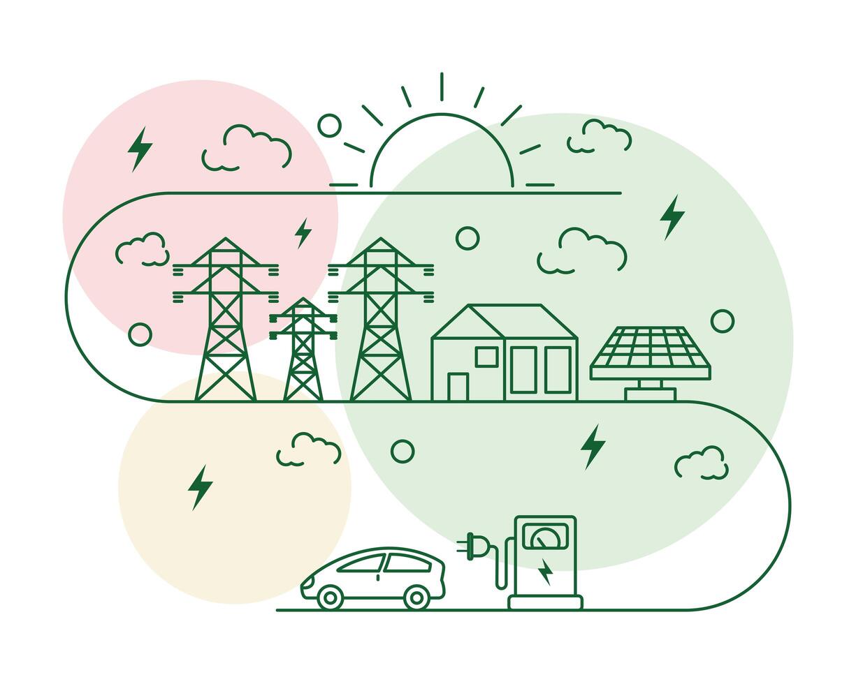 energy alternatives concept vector