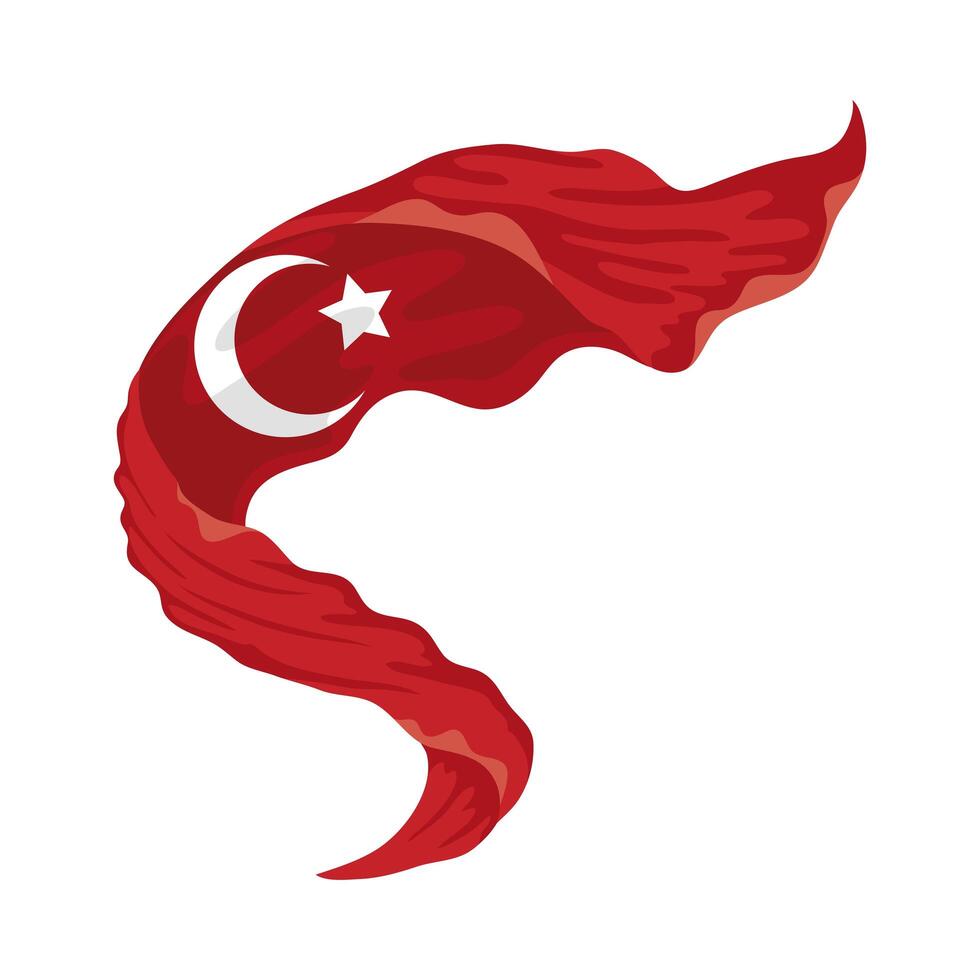 Turkish banner icon vector