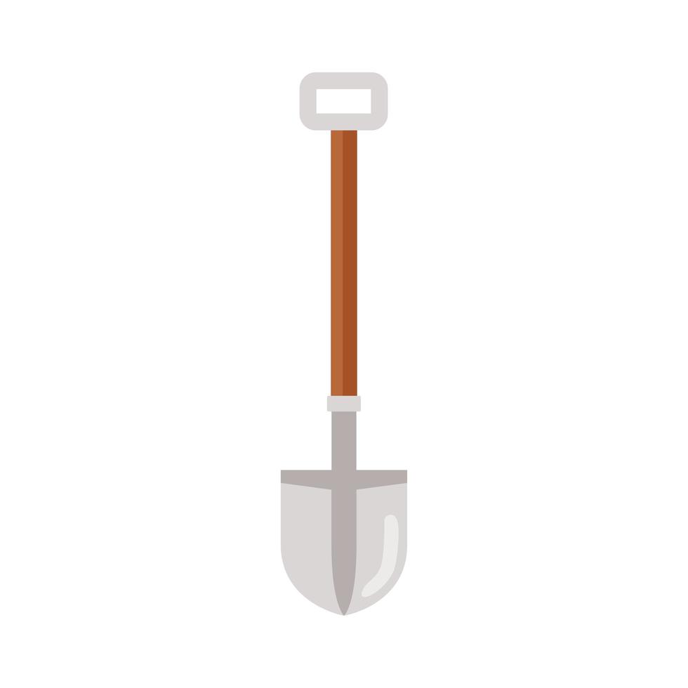 Garden shovel tool vector