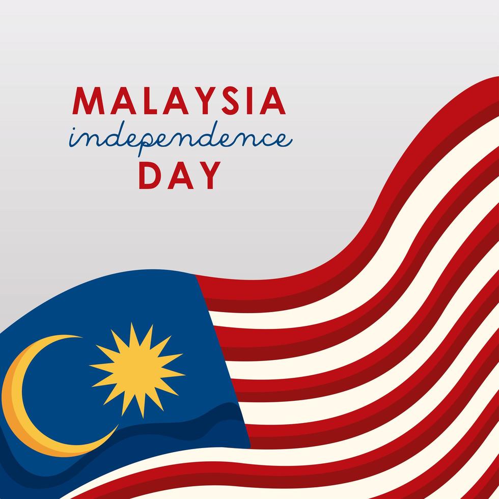 malaysia independence day vector