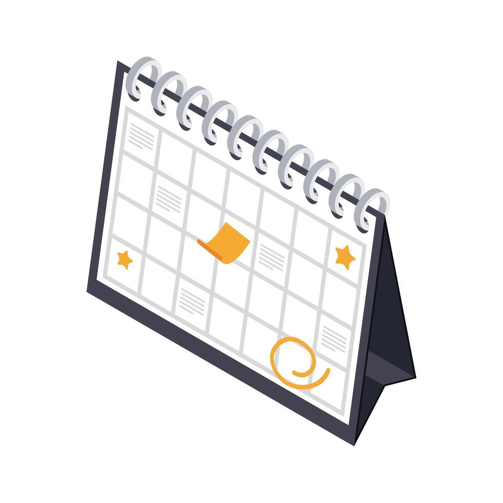 calendar planner icon vector