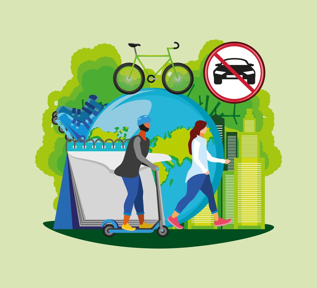 world car free celebration vector