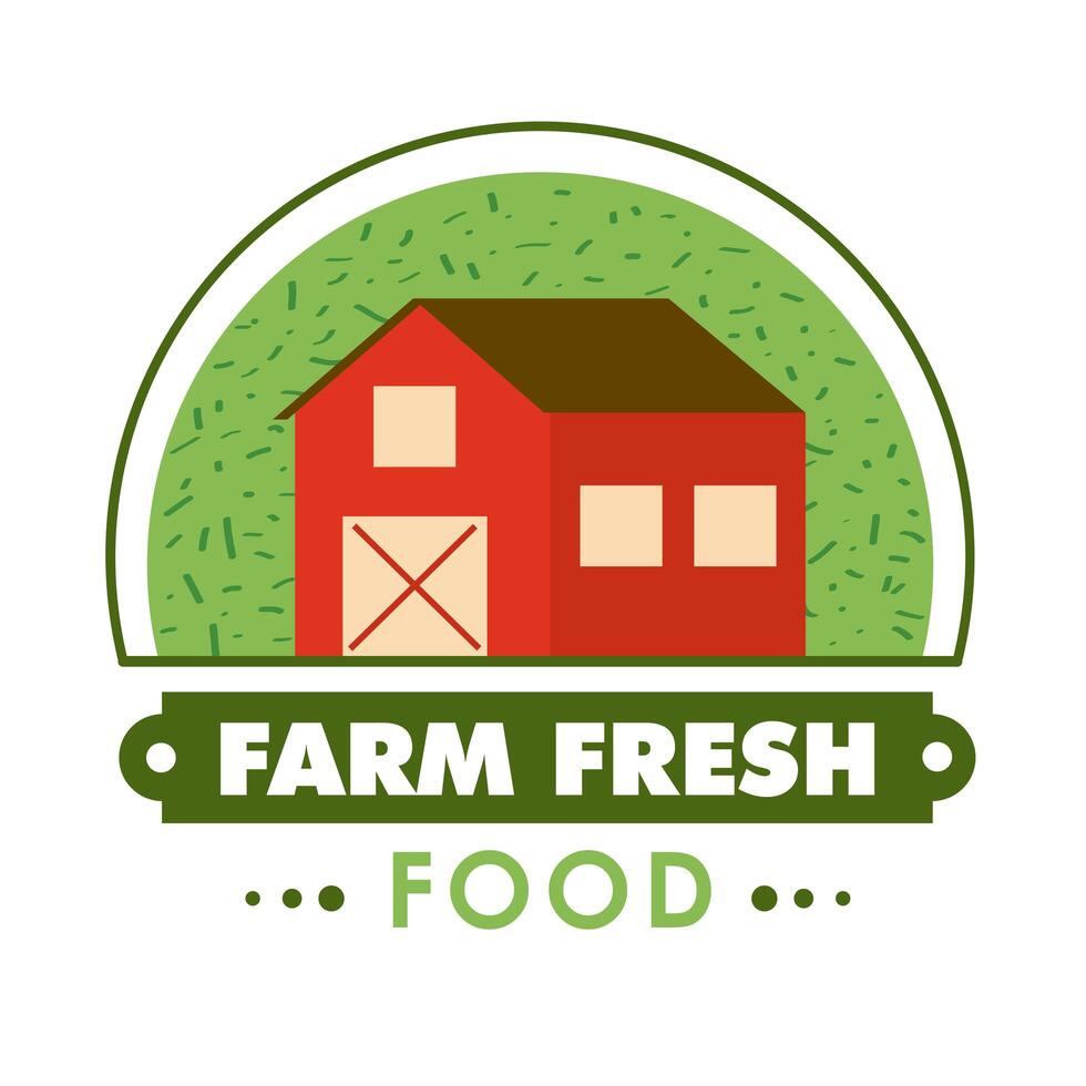 farm fresh food vector