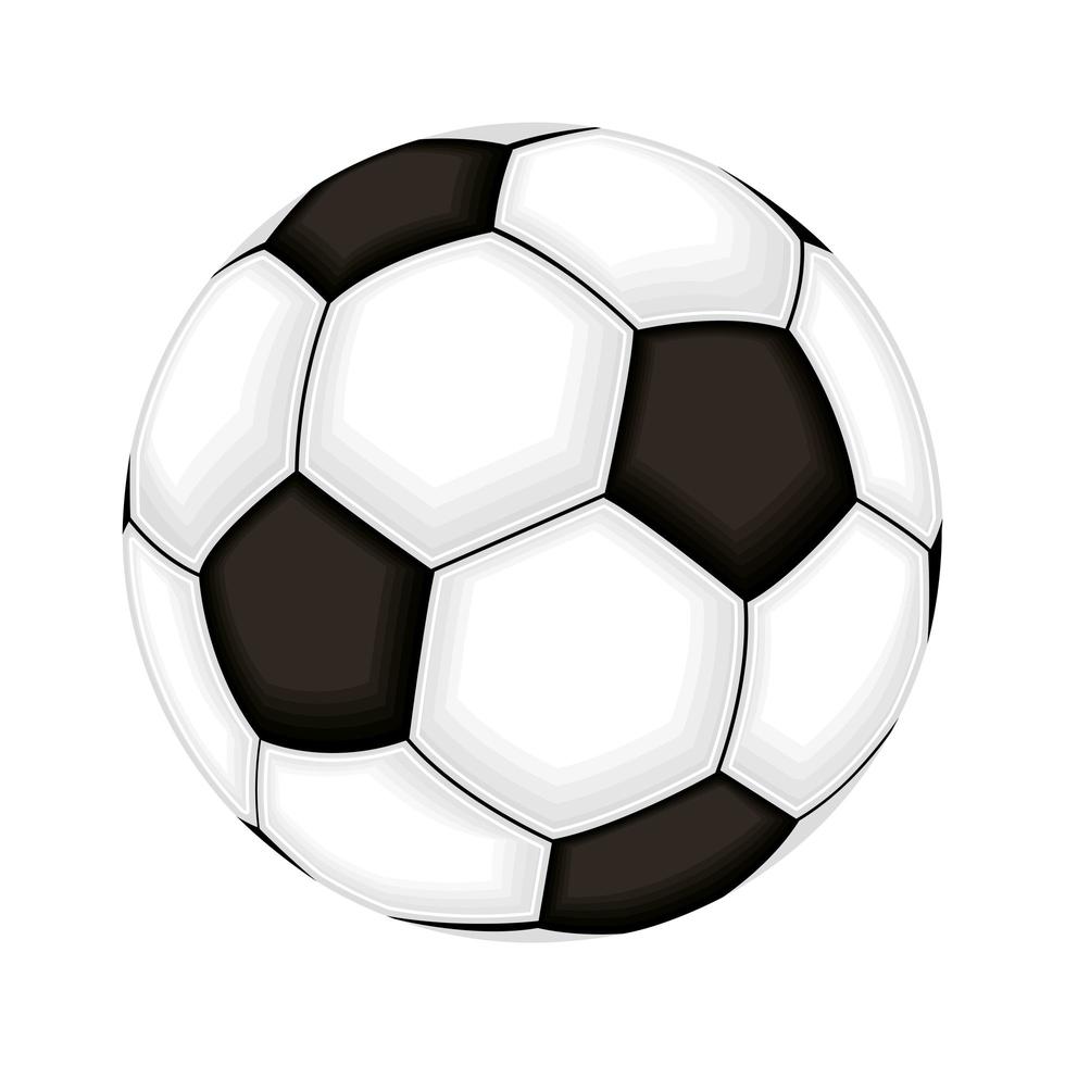 deporte de fútbol con balón vector