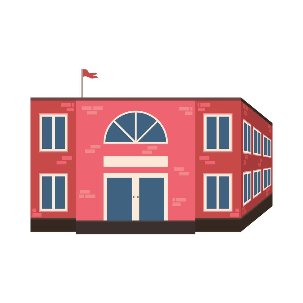 urban building with windows vector