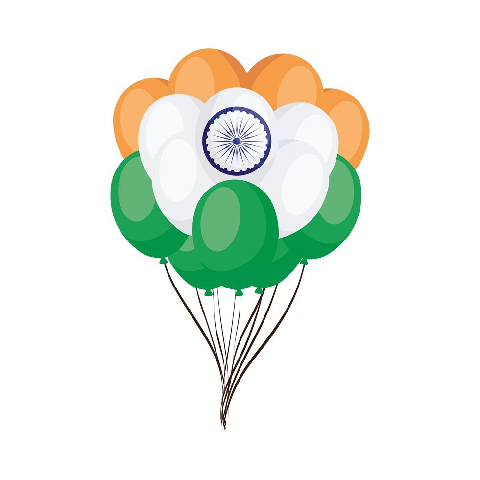 Indian balloons icon vector