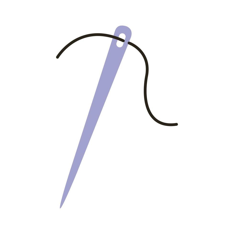 needle with thread vector
