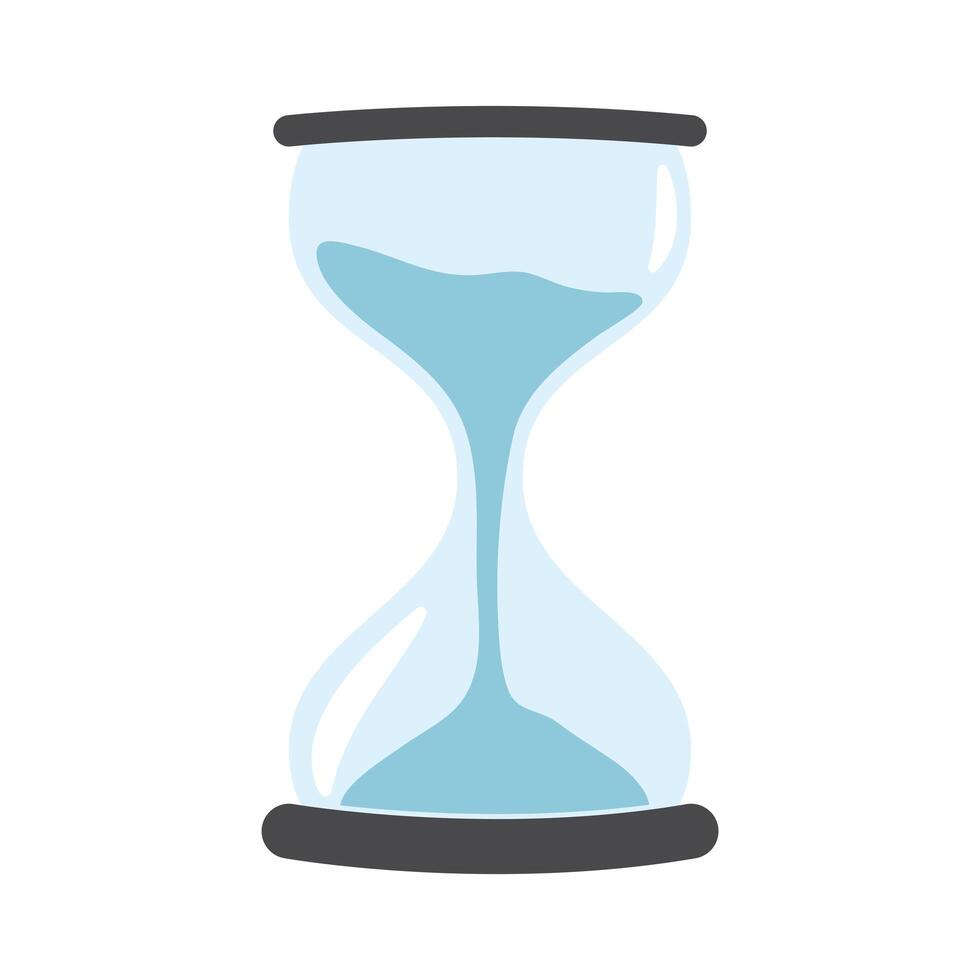 sand hourglass icon vector