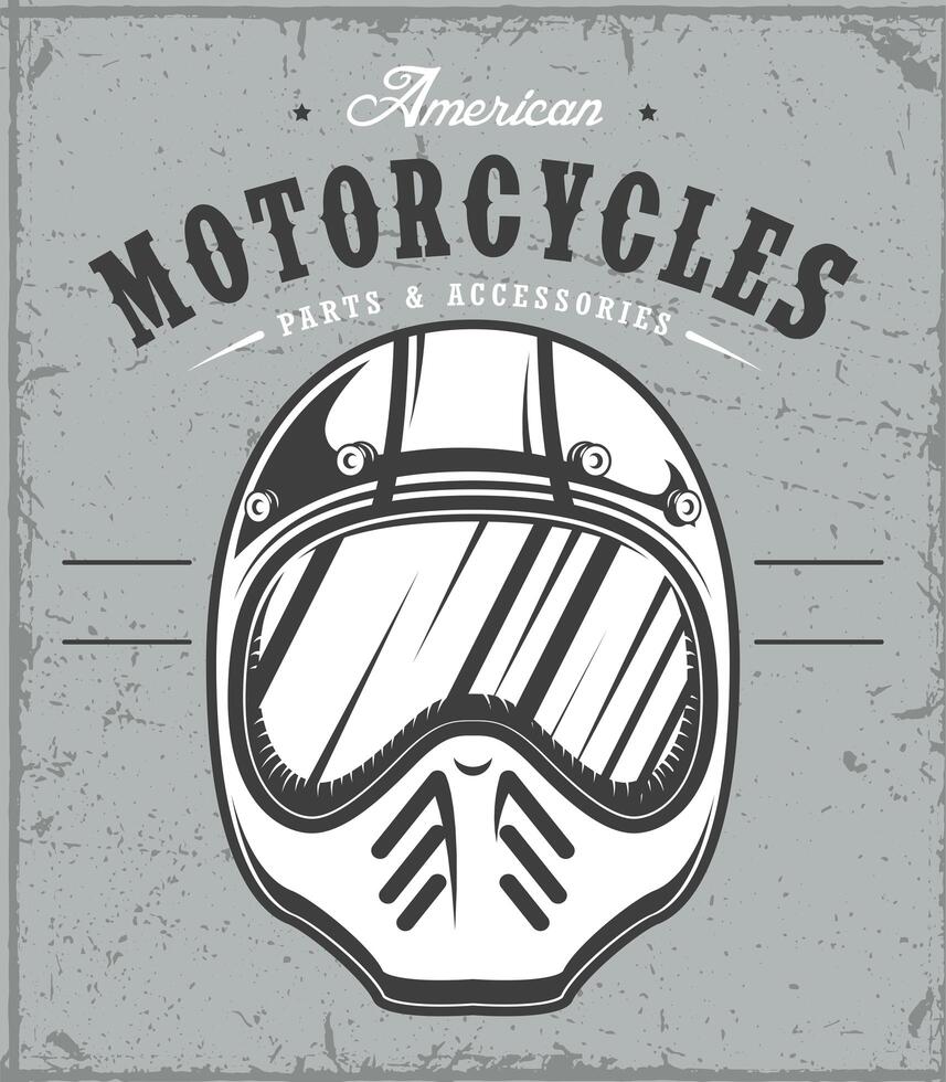 motorcycle helmet design vector