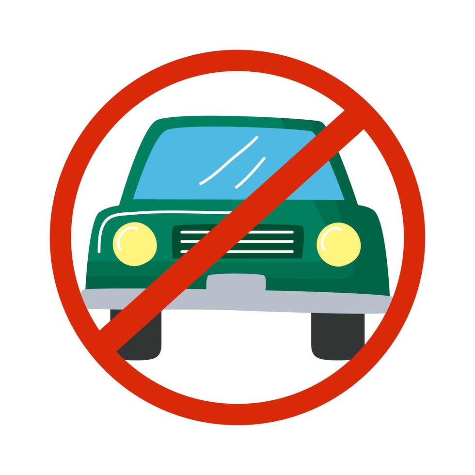 car dont signal vector