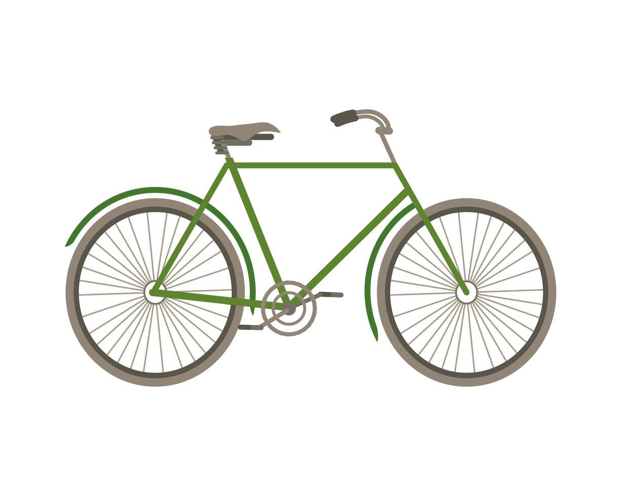 retro bicycle style vector