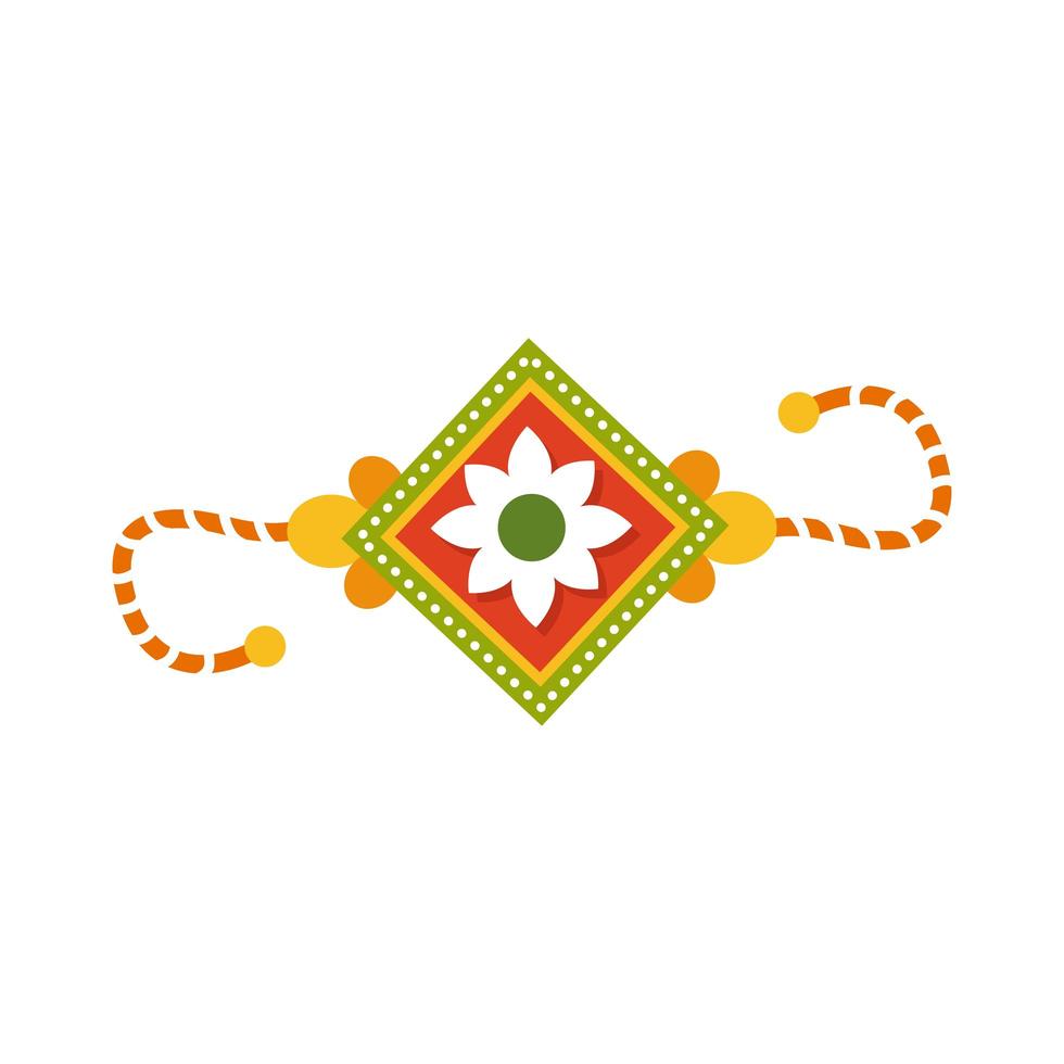 pulsera raksha bandhan vector