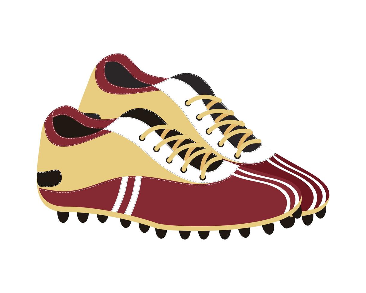 soccer sport shoes vector