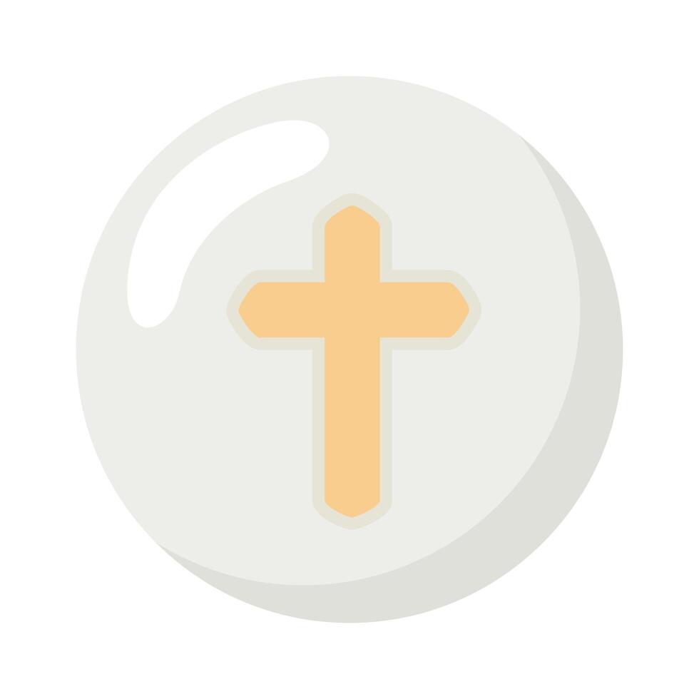 first communion host vector