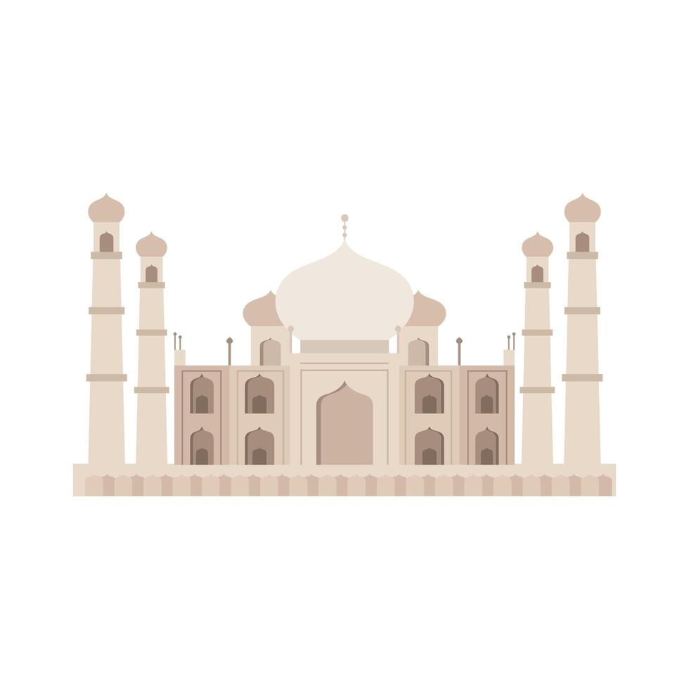 taj mahal indio vector