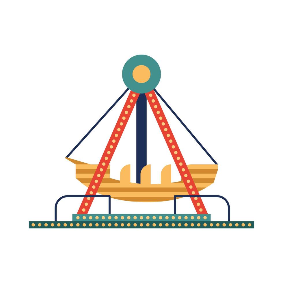 pira ship amusement vector