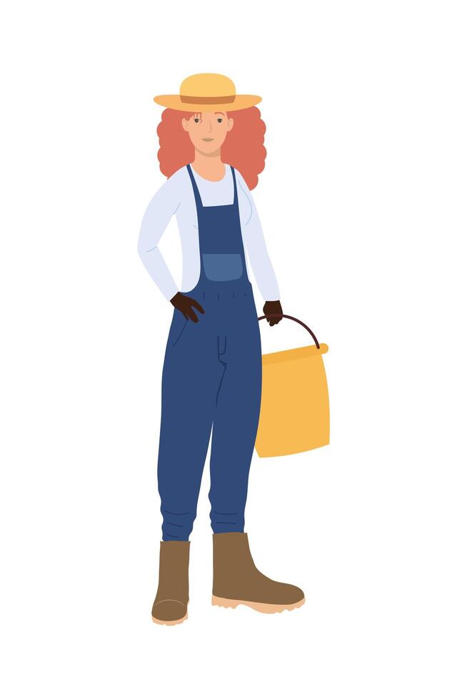 gardener profession worker vector