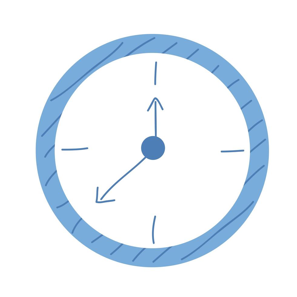 Isolated clock icon vector