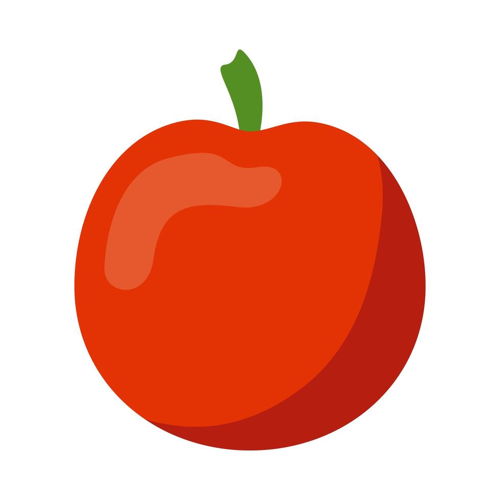 apple fresh fruit vector