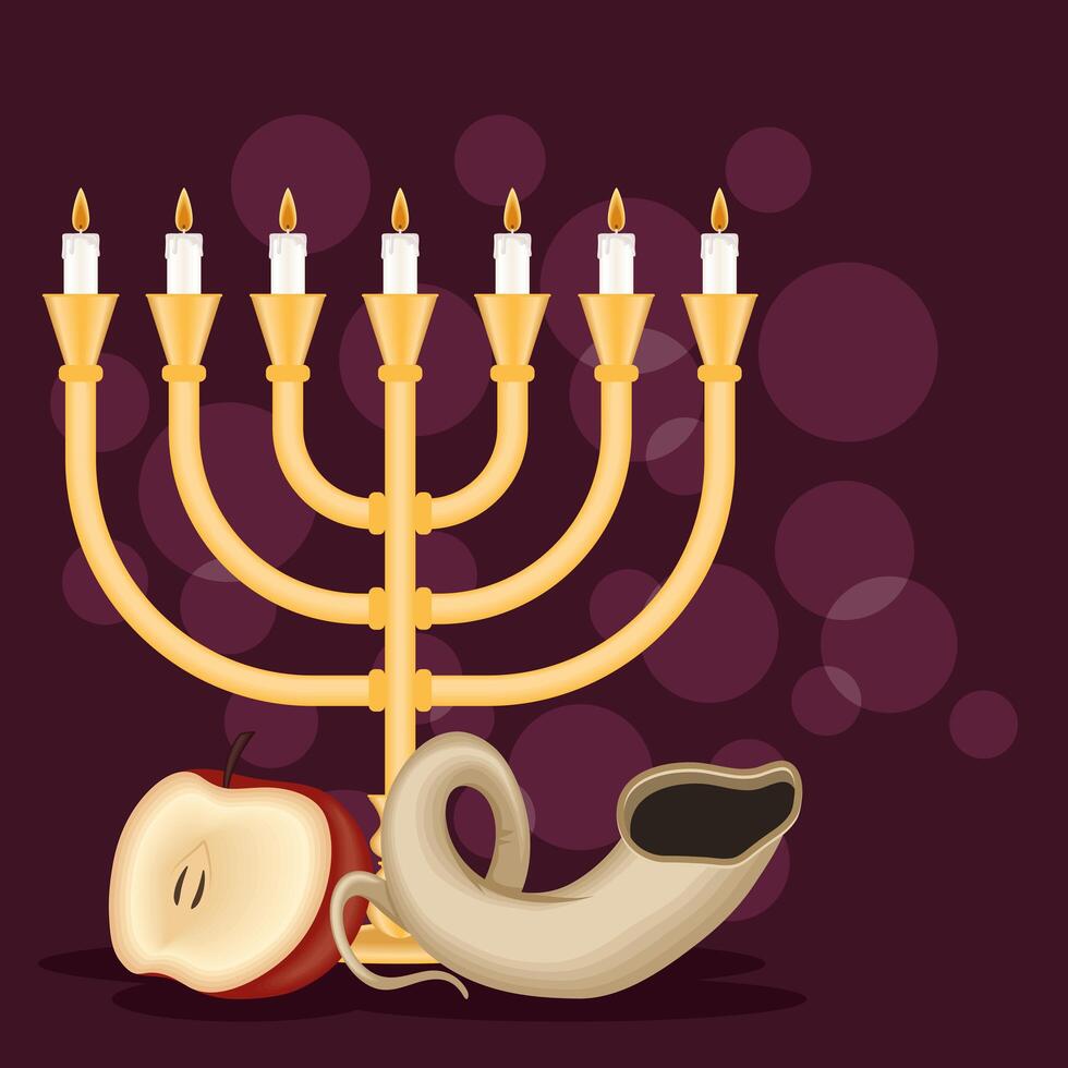 yom kippur poster vector