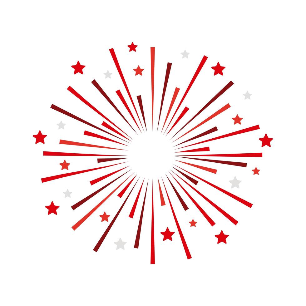 fireworks explosion splash vector