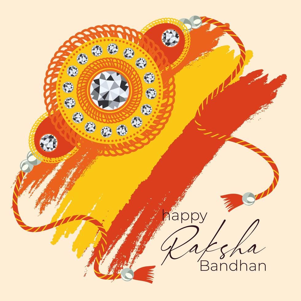 Raksha bandhan banner vector