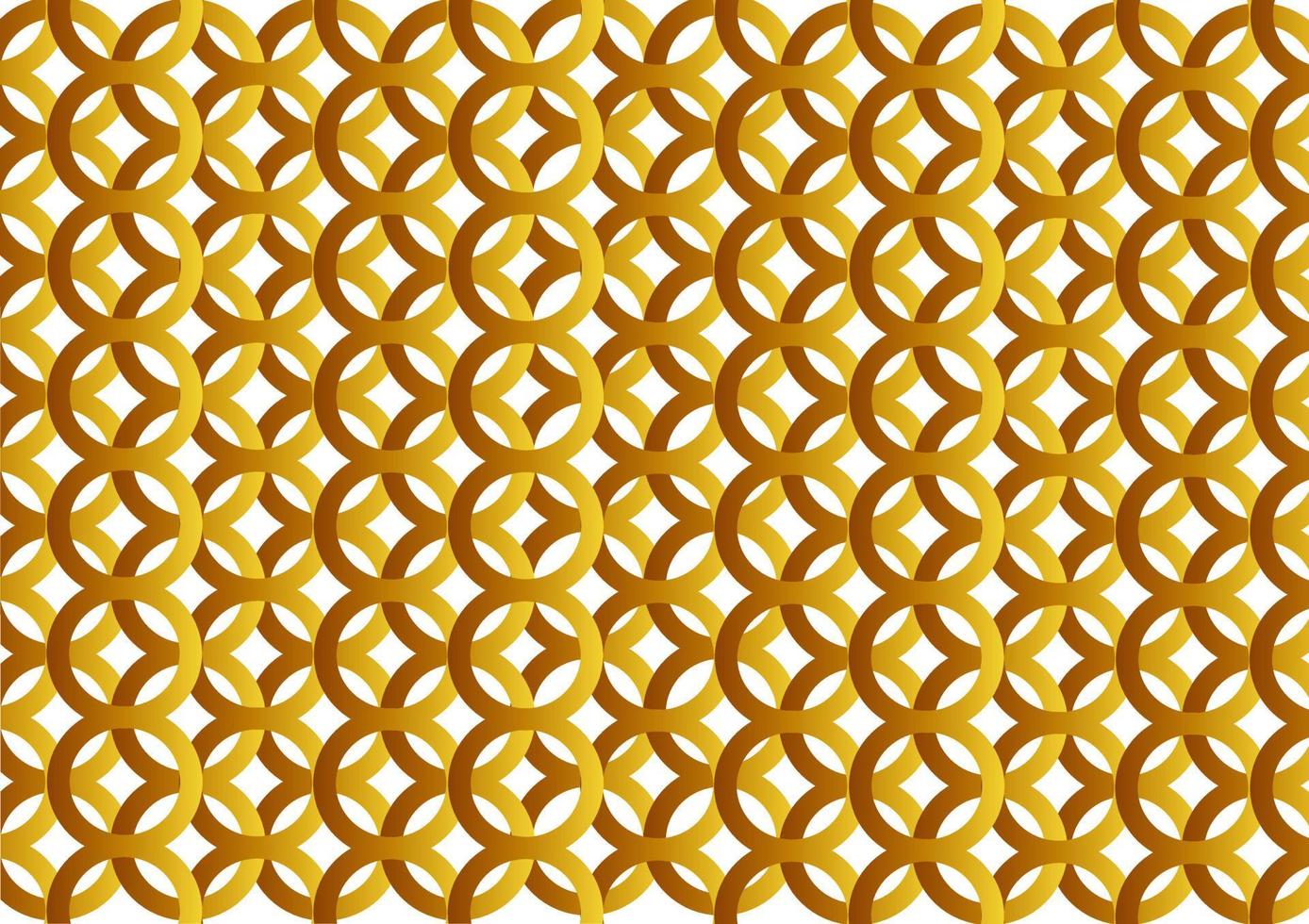 golden circle pattern with abstract theme vector