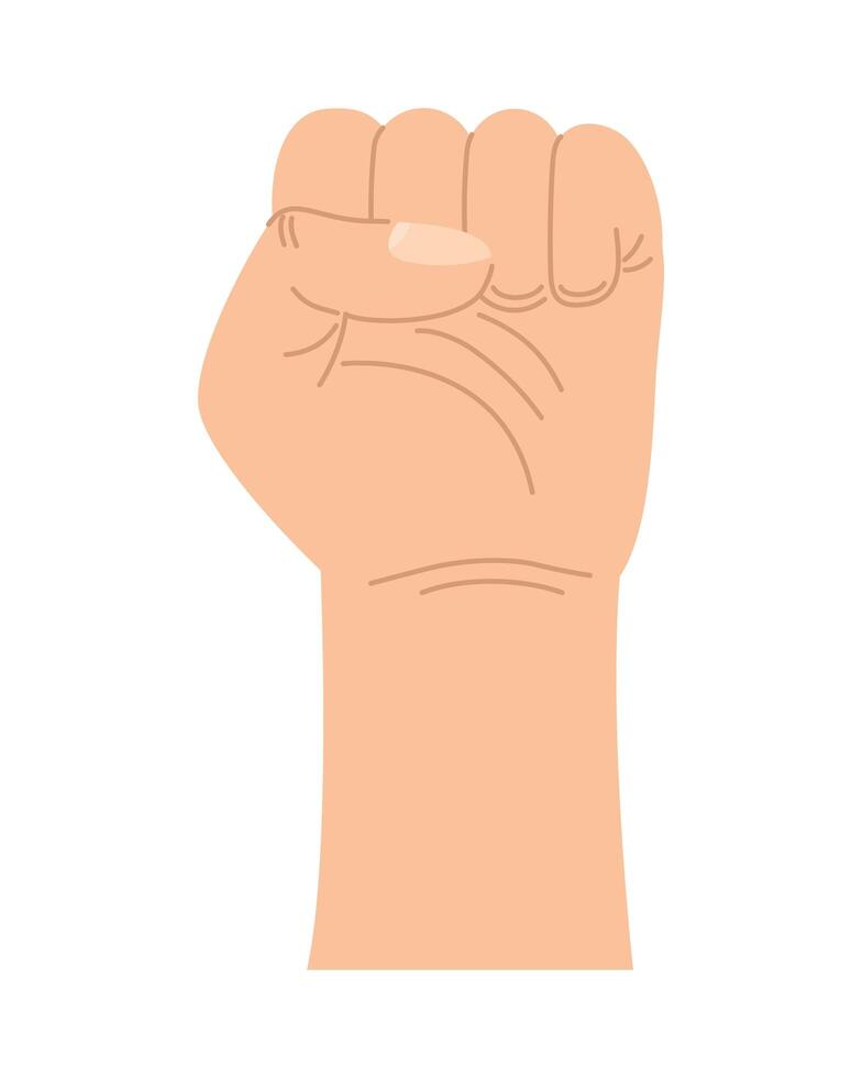 hand human fist vector