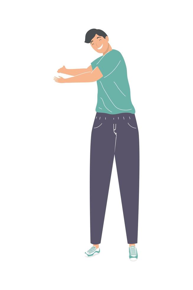 chinese man person vector