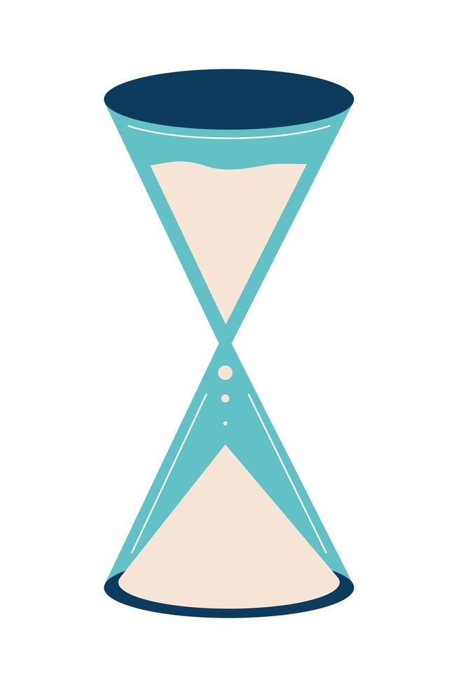 sand hourglass timer vector