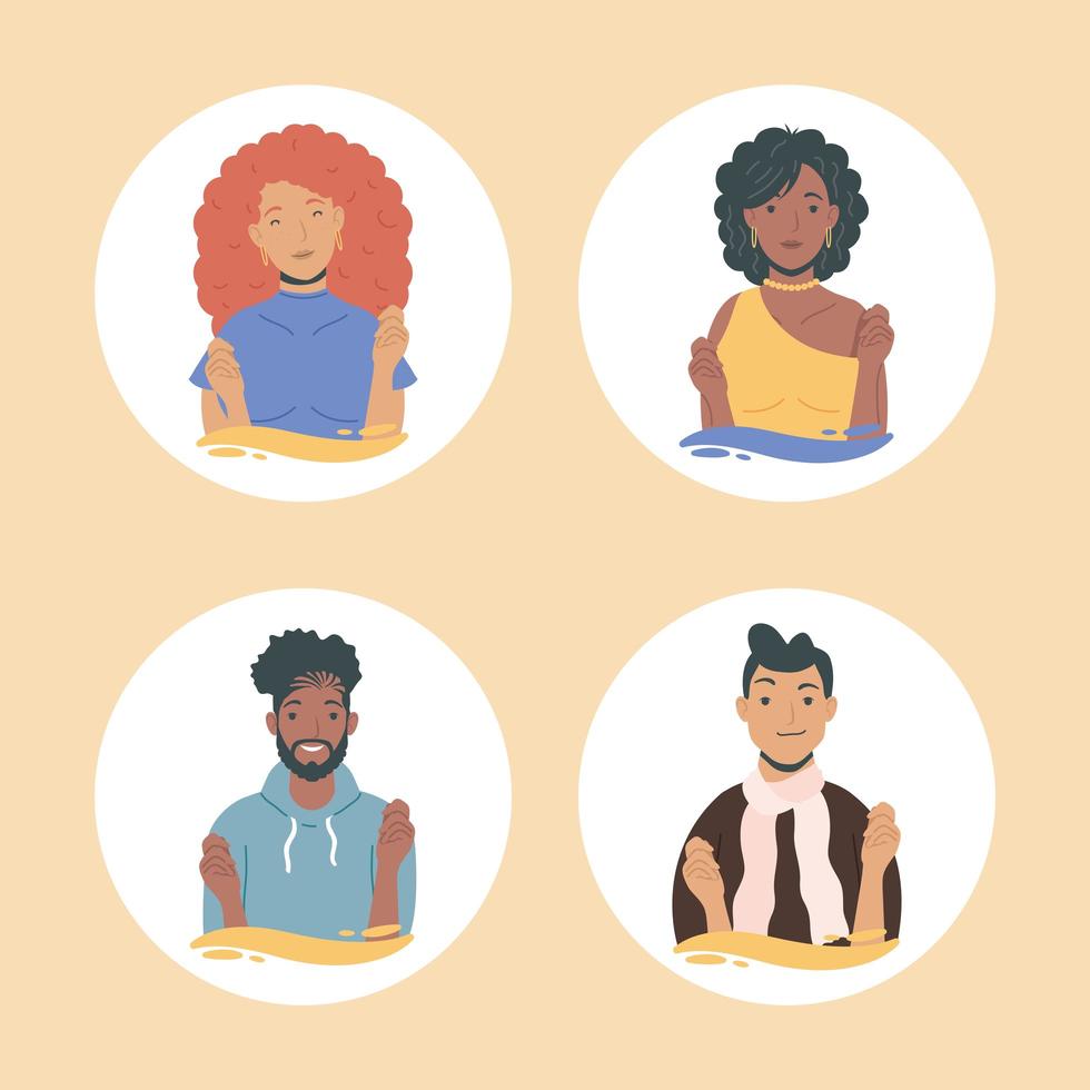 group diversity people vector