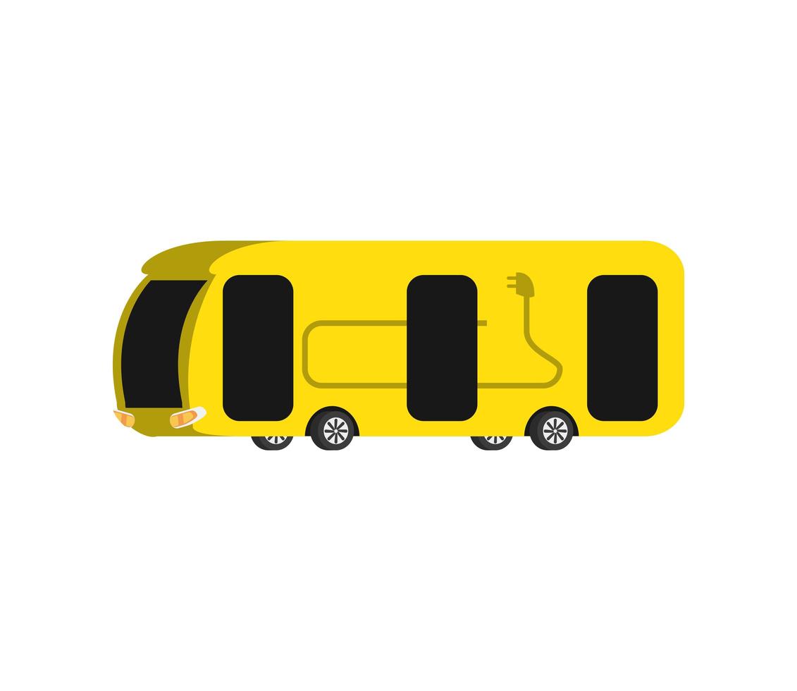 electric bus transport vector