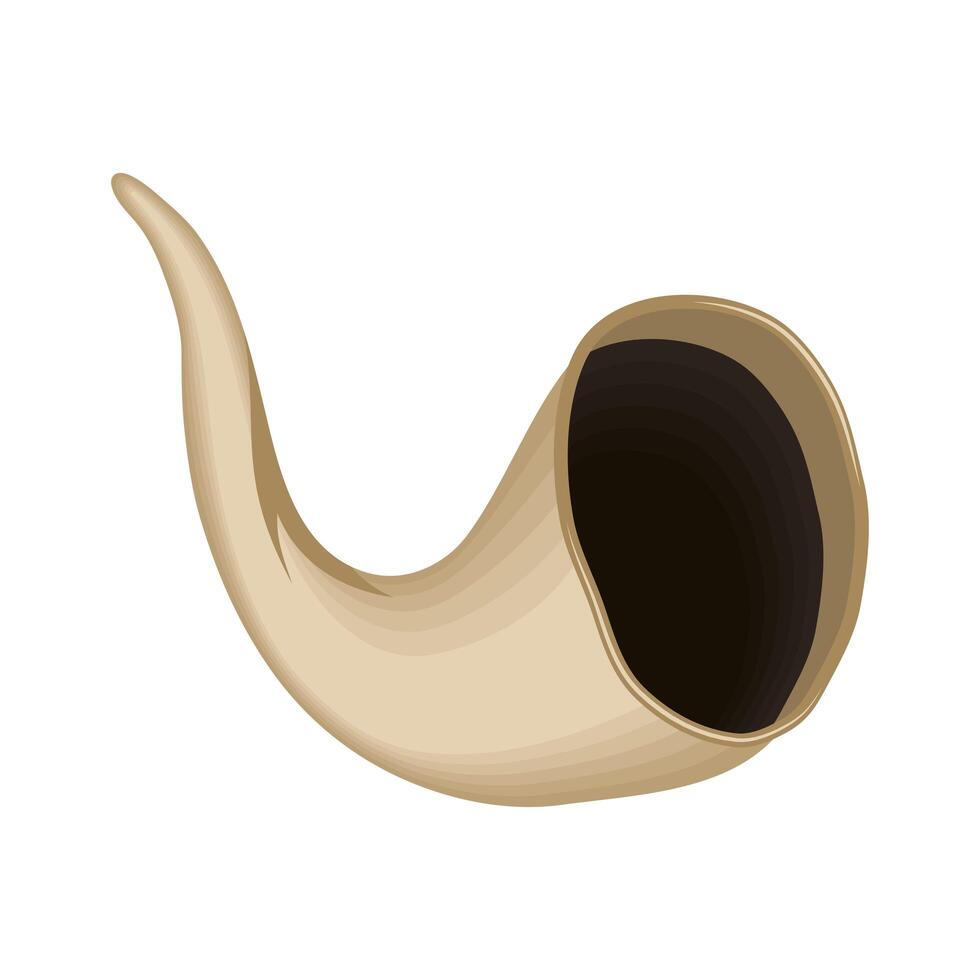 rosh hashanah horn vector