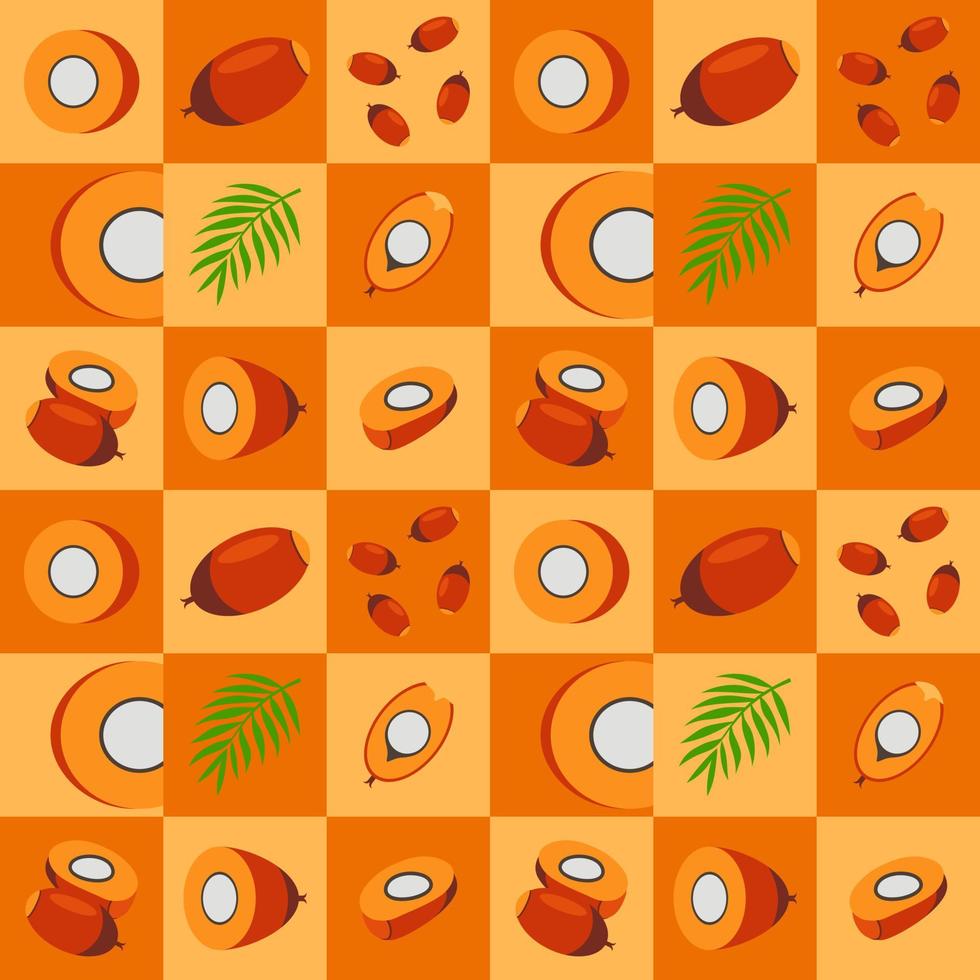 Palm abstract seamless geometric vector pattern for packaging design