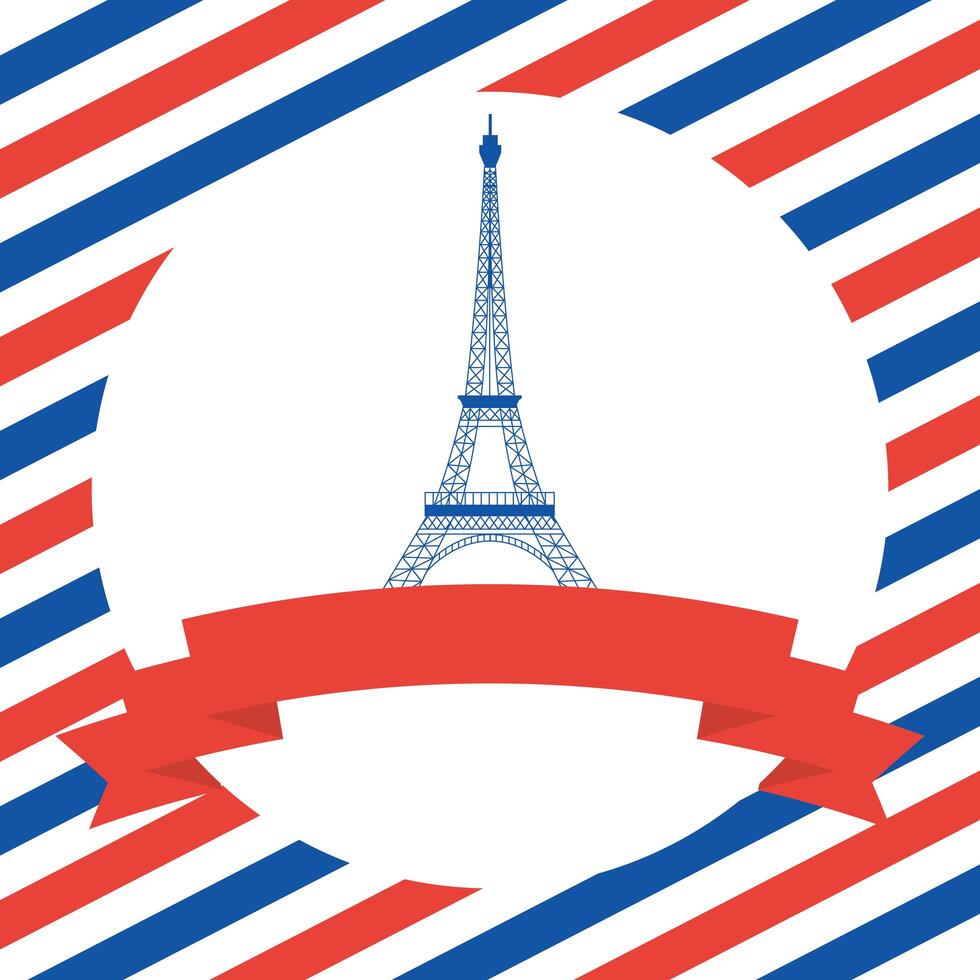 Bastille Day poster vector
