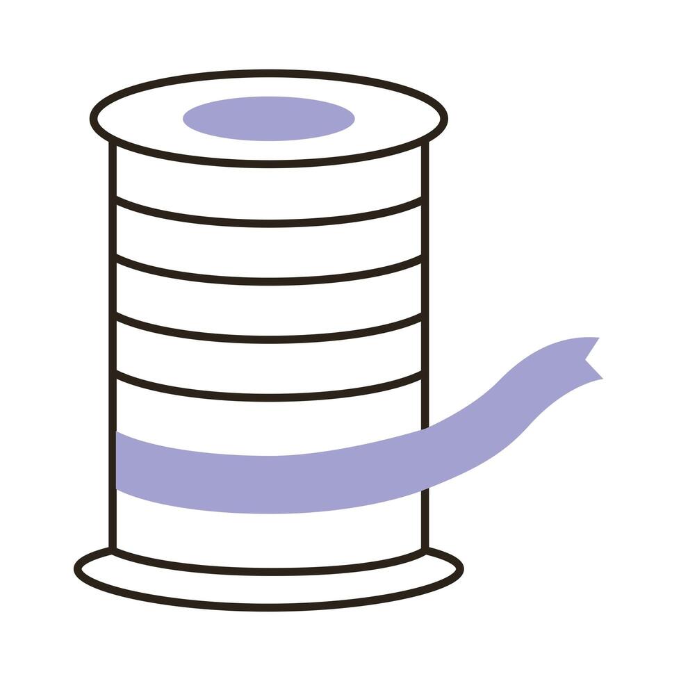 tape roll icon vector