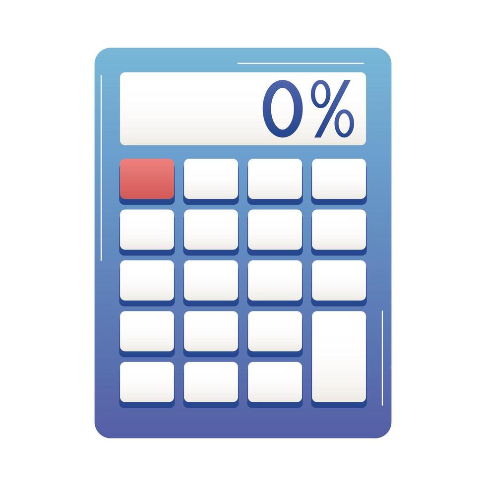 Calculator tool icon vector