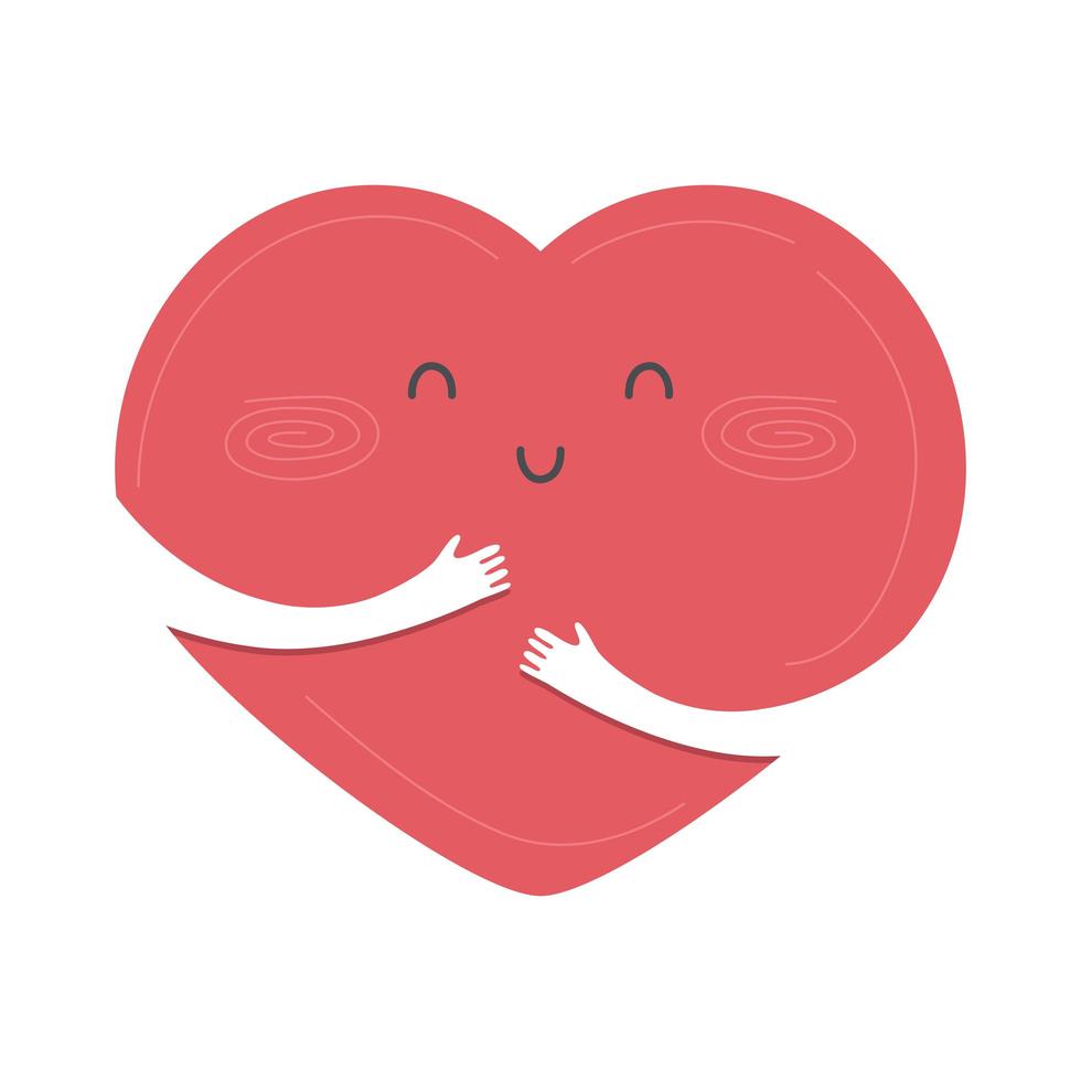 icono de dibujos animados de corazón vector