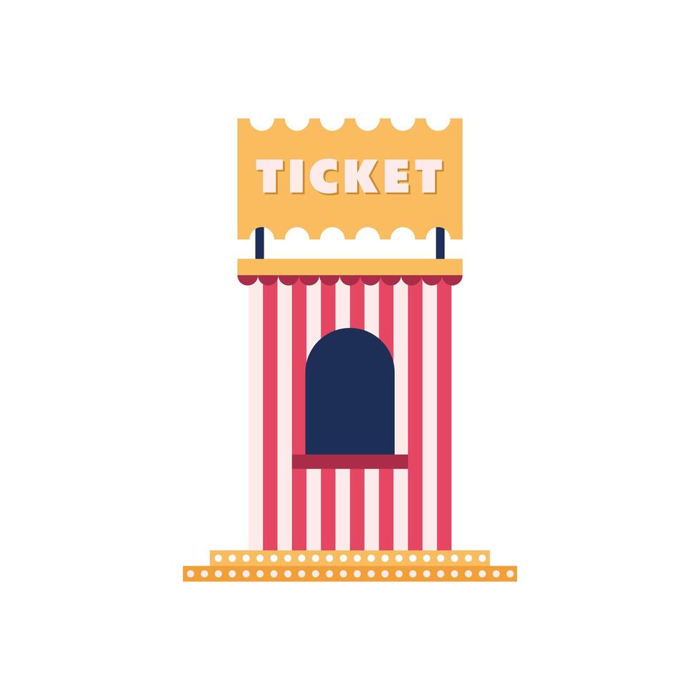 tickets kiosk fairy vector