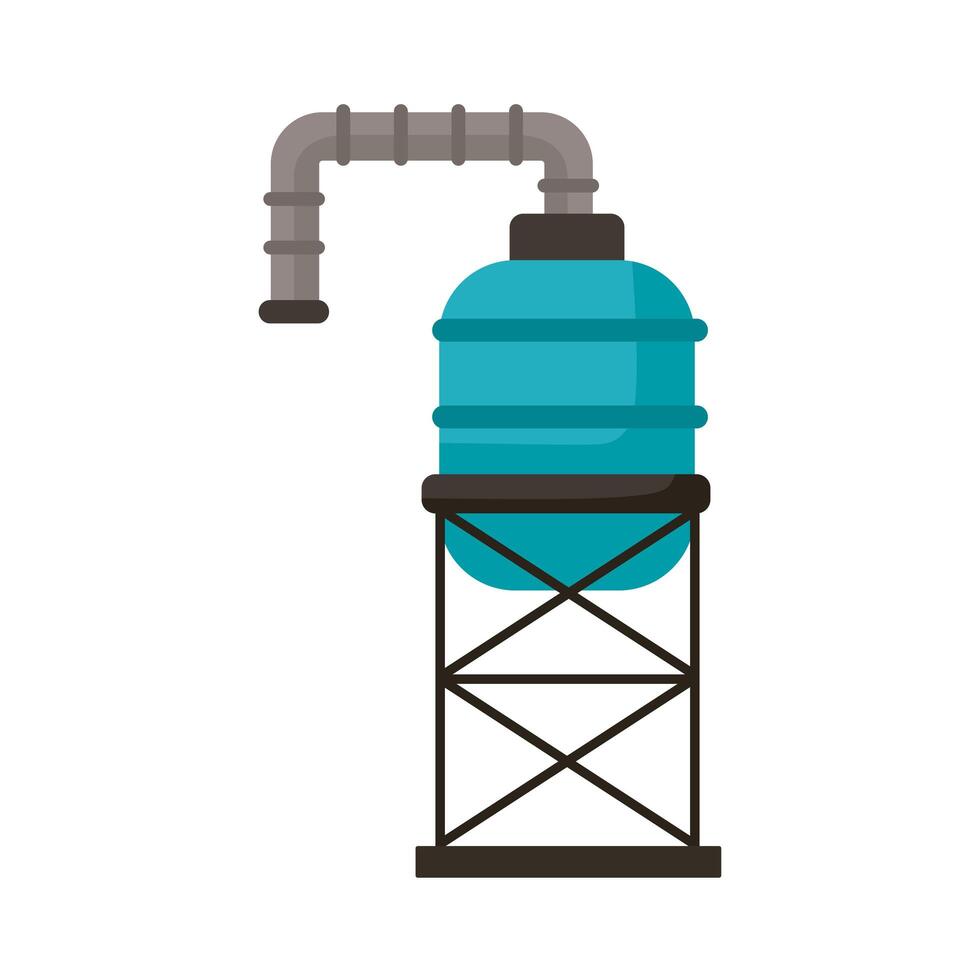 oil refinery industry vector