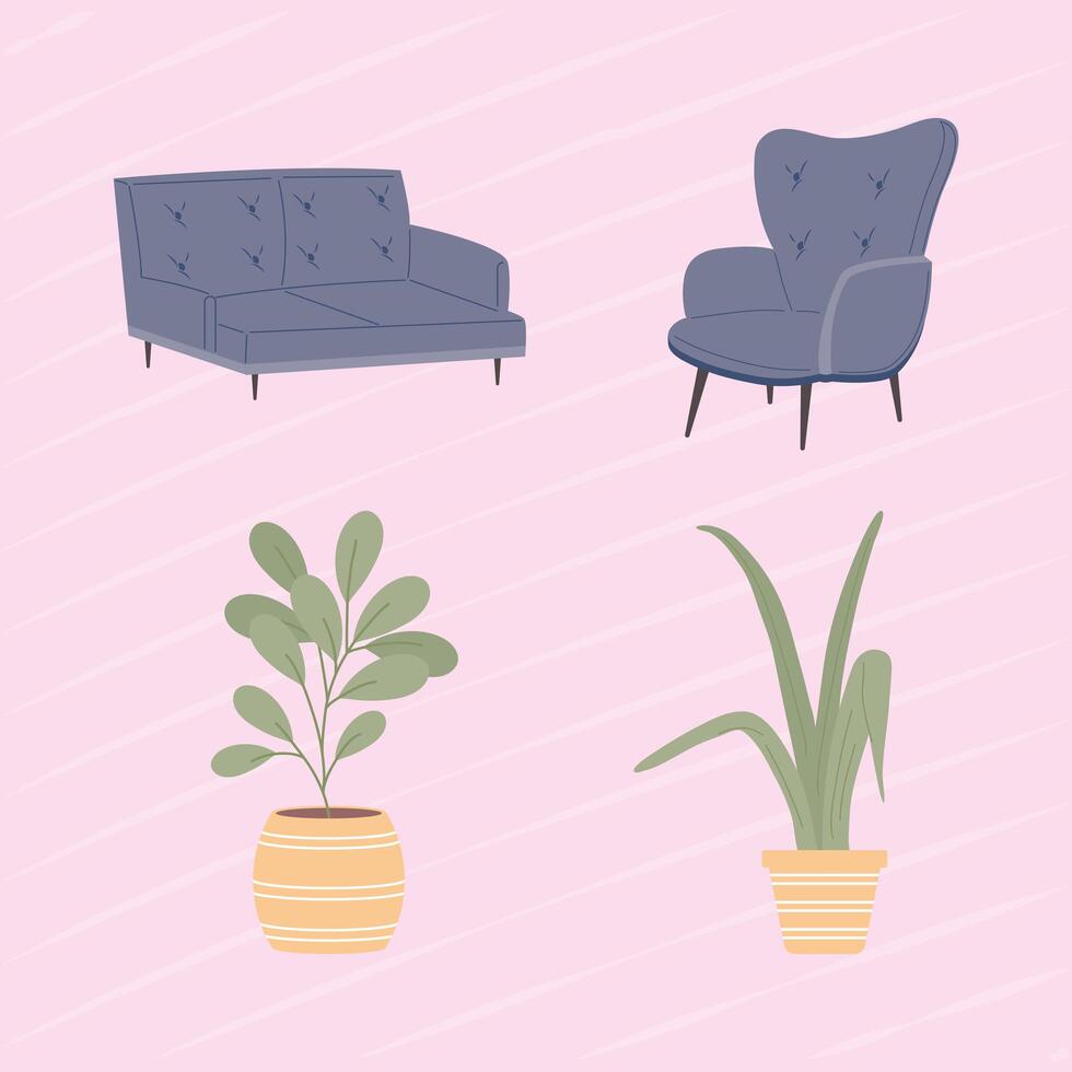 home icon set vector