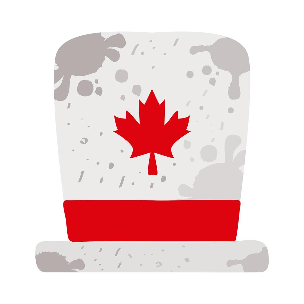 canadian tophat celebration vector