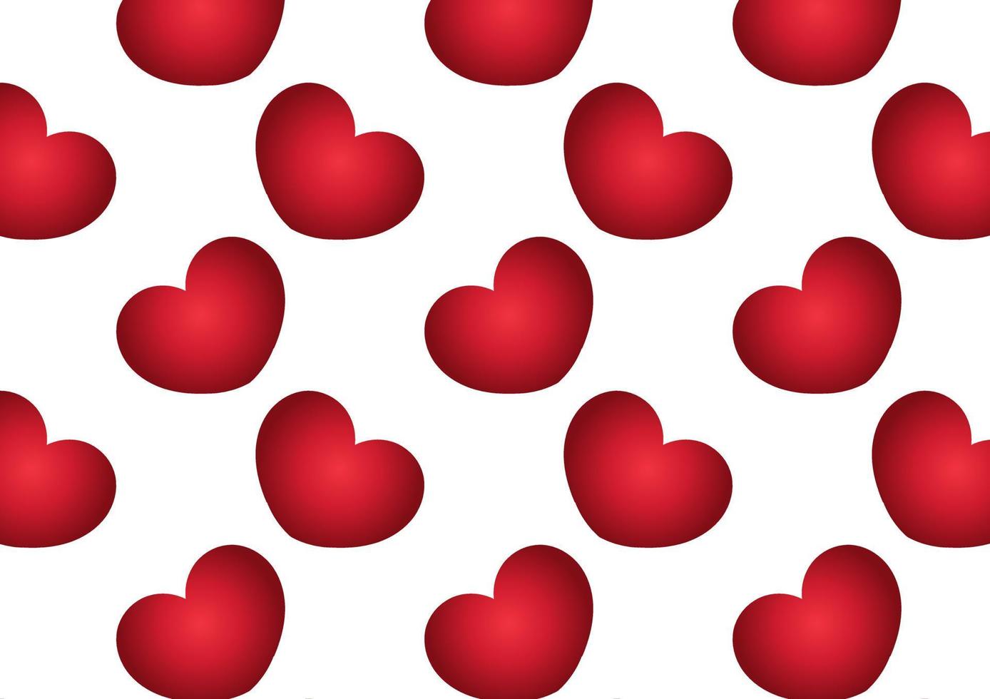 red heart background vector