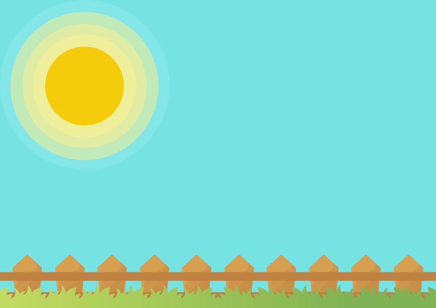 background with the theme of a sunny day vector