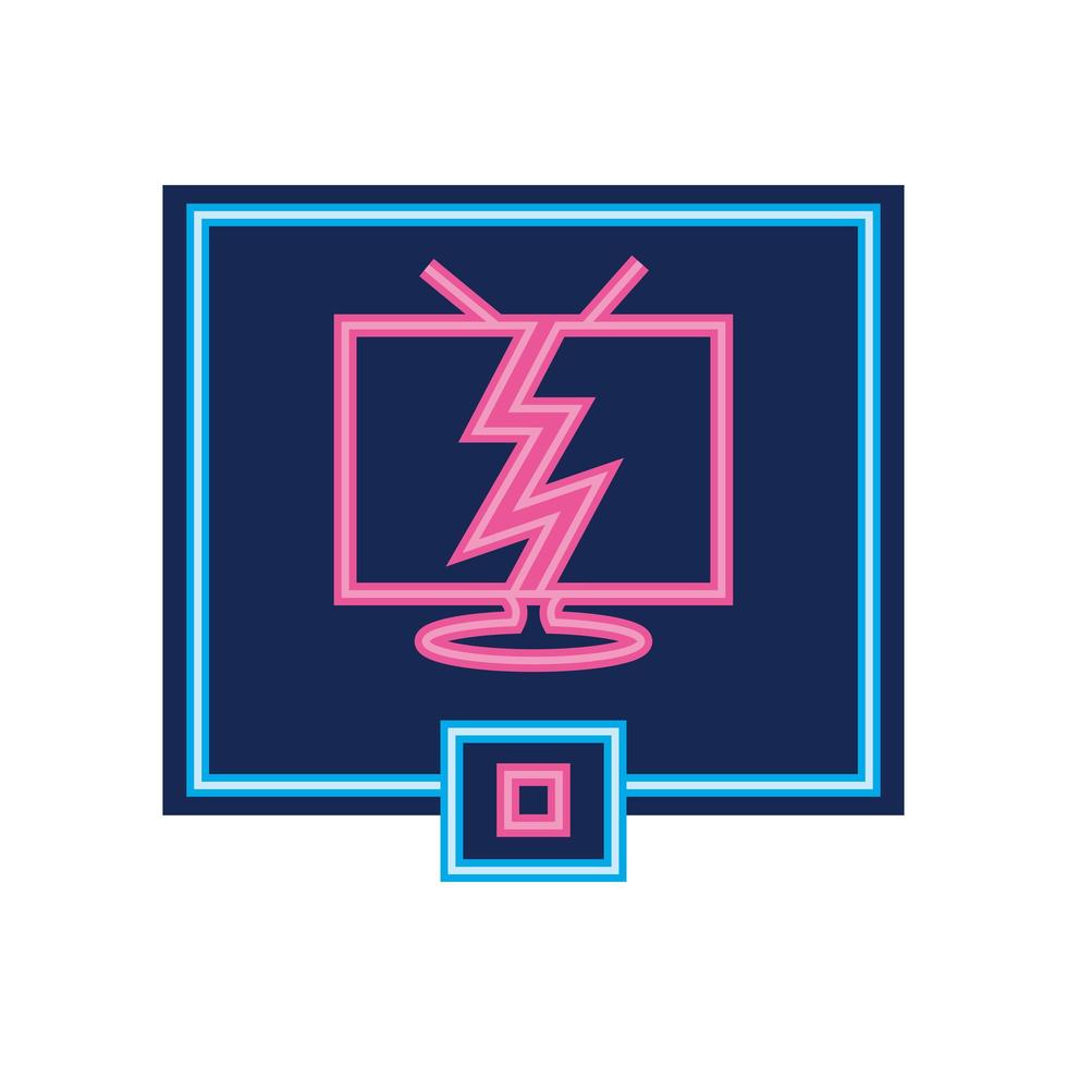 streaming screen antenna vector