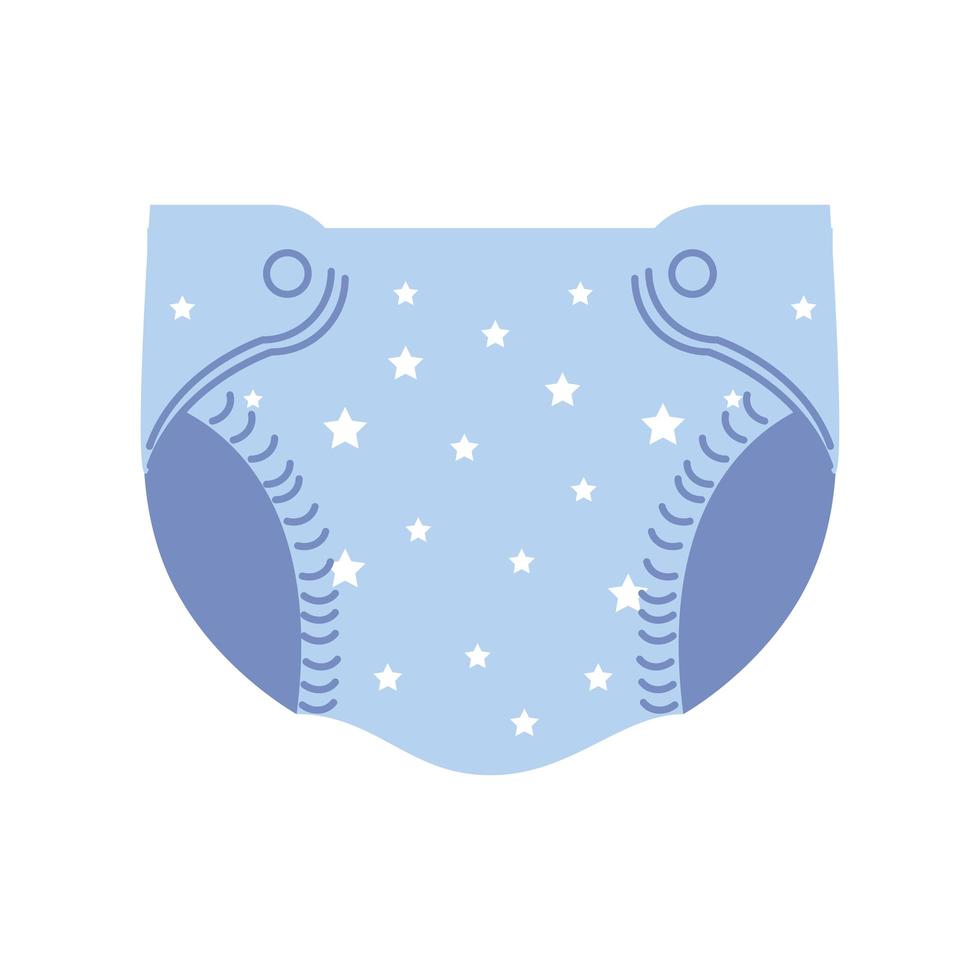 baby disposable diaper vector